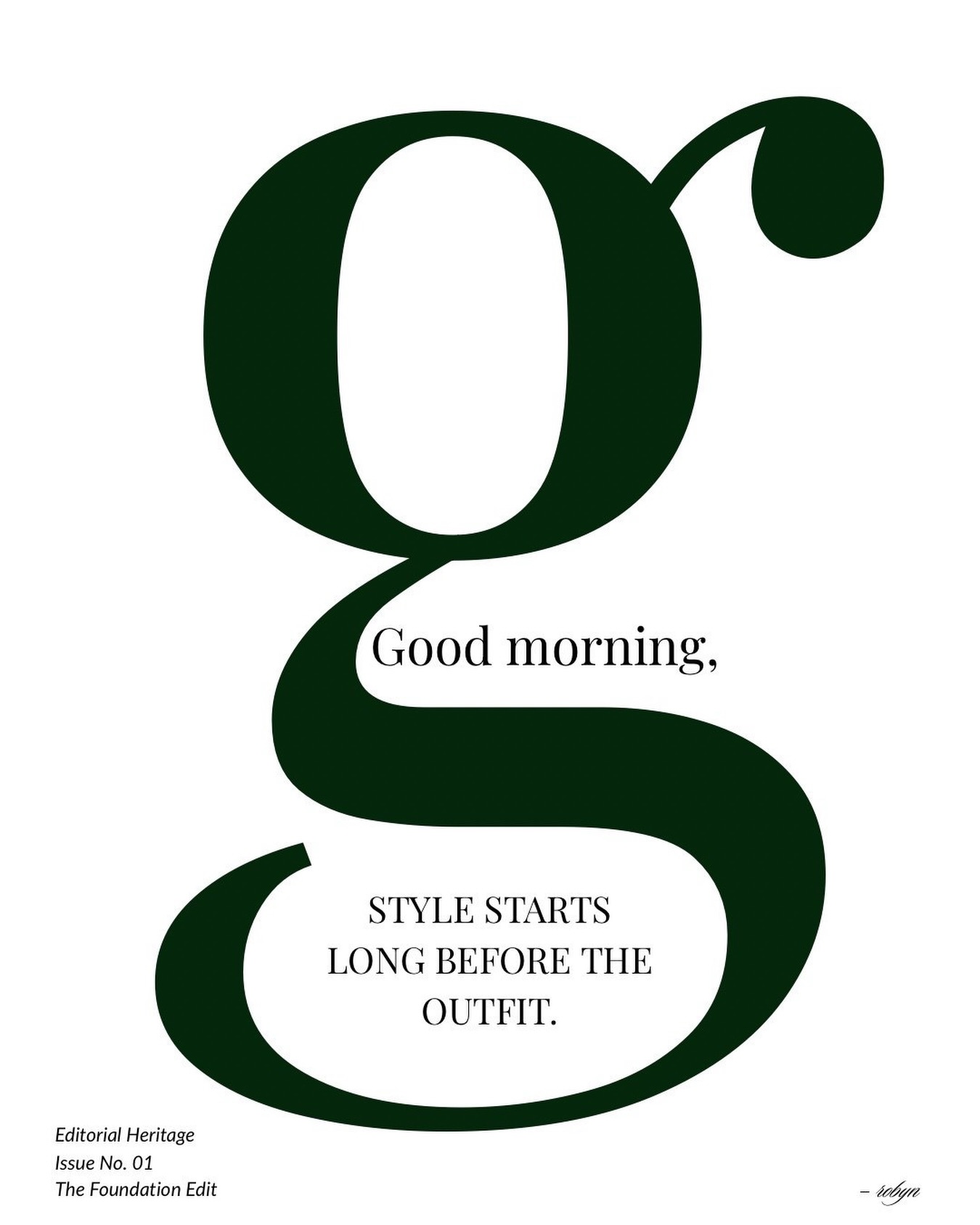Style starts long before the outfit.

It starts with knowing what you like—and, maybe more importantly, what you don’t. It’s in the colors you’re drawn to, the silhouettes you reach for, the pieces you keep for years, and the little details that make something feel unmistakably *you*.

The outfit is simply where all of those decisions become visible.

Personal style isn’t built in a fitting room. It’s built slowly, through attention, repetition, editing and learning to trust your own eye.

That’s why getting dressed gets easier when you stop chasing every new thing and start paying attention to the things you consistently love.

**Style starts long before the outfit. The outfit is just the evidence.**

#PrettyPrimAndProper #EditorialHeritage #PersonalStyle #ClassicStyle #PolishedStyle