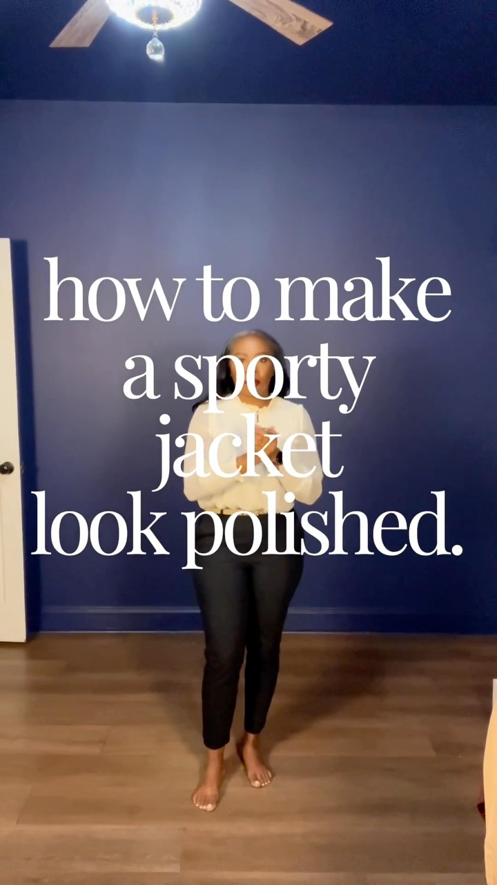 The jacket brings the sporty. The ruffles and heels bring the polish. 🤎

Pairing a casual layer with tailored trousers and pointed-toe pumps is an easy way to make it feel office-ready. A feminine blouse adds just the right finishing touch.

Save this pairing for your next “what am I wearing to work?” morning. Shop through the LTK link in my bio.

#PrettyPrimAndProper #PolishedStyle #FallWorkwear #StyleOver40 #WorkOutfitIdeas

Comment SHOP below to receive a DM with the link to this post on my LTK ⬇ https://liketk.it/6qmpj