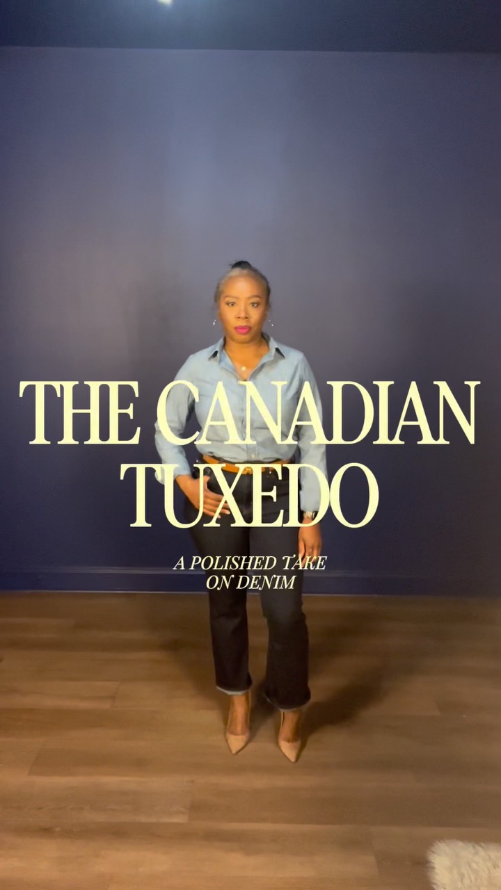 A Canadian tuxedo, the Pretty Prim way. 💙

Light denim on top, dark denim on the bottom, and a few finishing touches: neutral suede pumps, a tan belt, and a little gold.

Styling tip: contrasting washes give denim on denim some definition. Add a pointed-toe pump for an instantly polished finish.

Would you wear your double denim with heels or flats? Shop my look through the LTK link in my bio.

#DenimOnDenim #CanadianTuxedo #PolishedStyle #ClassicOutfit #PrettyPrimAndProper

Comment SHOP below to receive a DM with the link to this post on my LTK ⬇ https://liketk.it/6qDIf