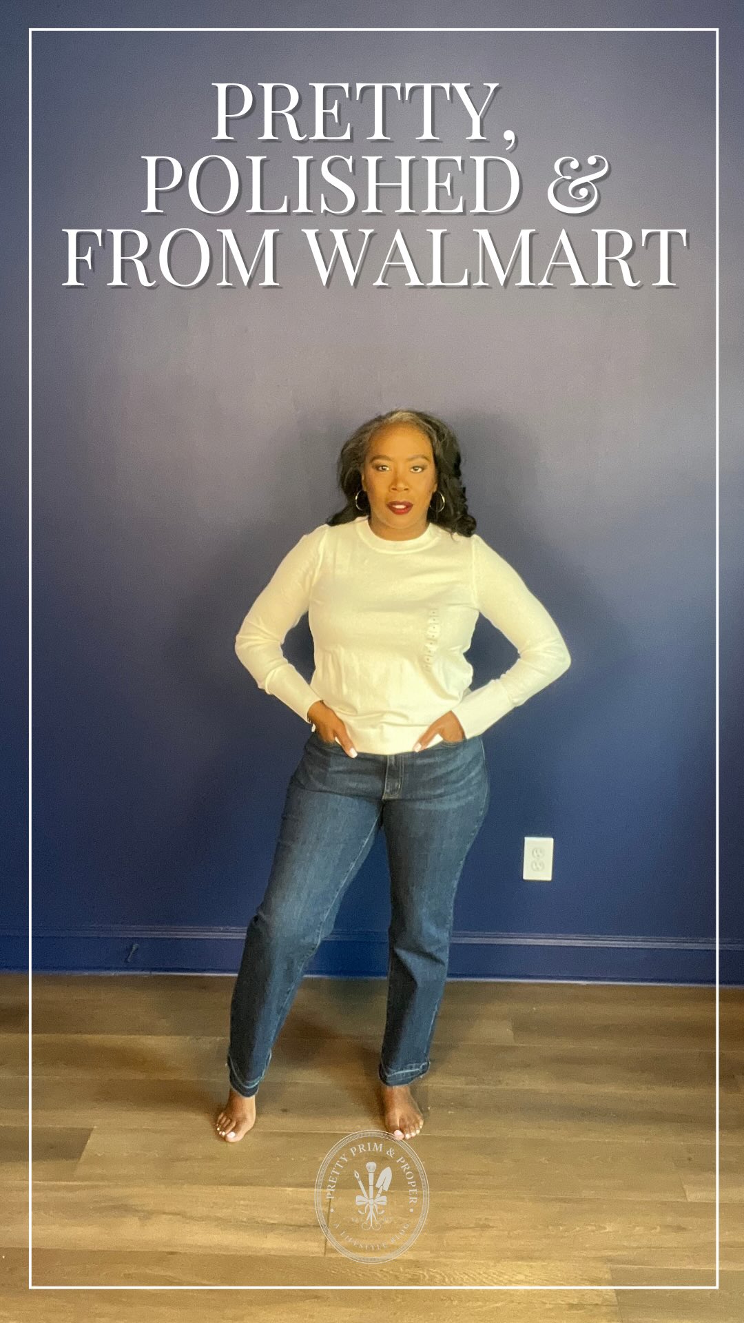 Your jeans-and-a-top formula, with a feminine touch. 🤍

The soft cream color and pretty detailing give this casual look a little extra charm—and both pieces are from Walmart.

Save this for your next “what should I wear?” morning. Shop the look through the LTK link in my bio.

#WalmartFashion #AffordableFashion #CasualChic #FallStyle #PrettyPrimAndProper

Comment SHOP below to receive a DM with the link to this post on my LTK ⬇ https://liketk.it/6pmoq