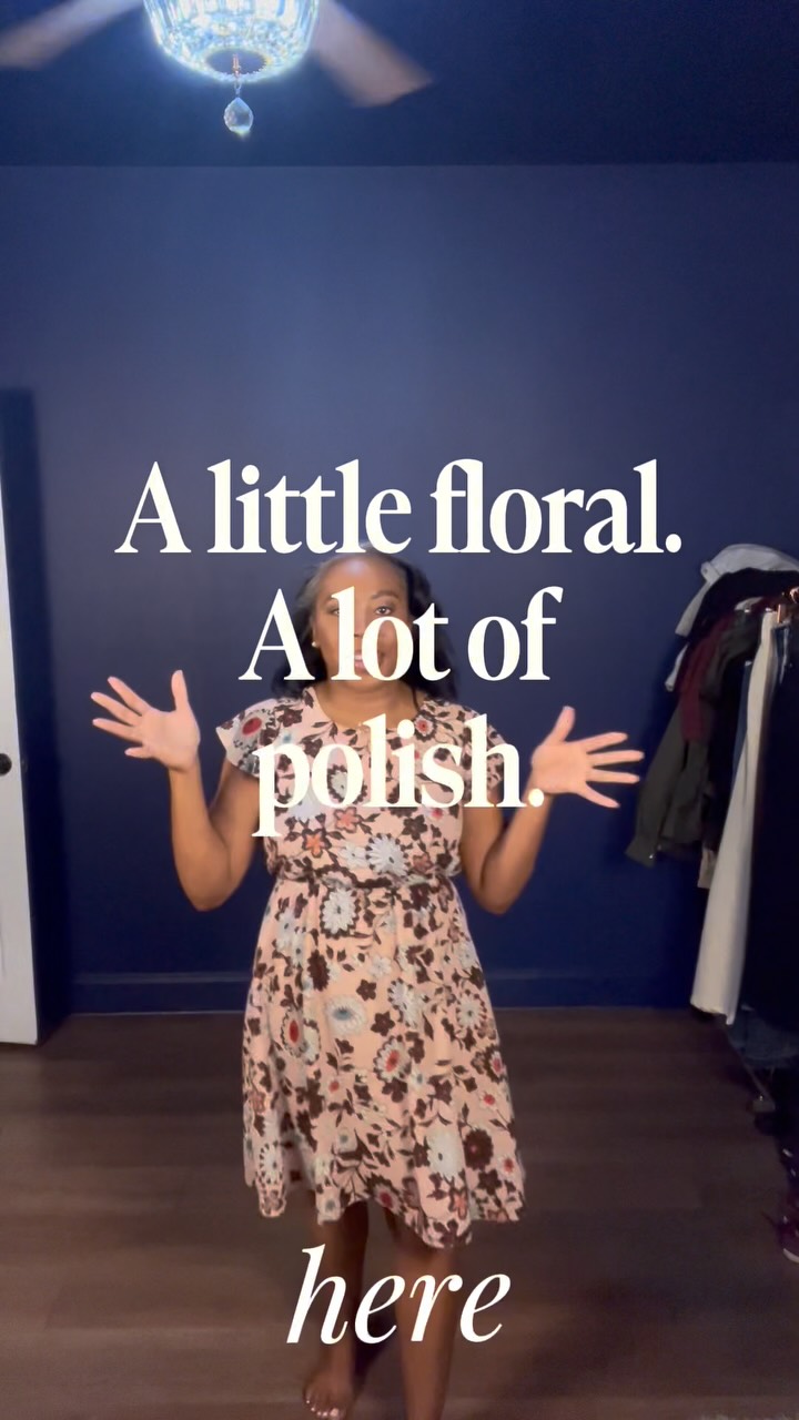 A little floral, a lot of polish. 🌸

Some mornings, a printed dress and a pair of heels do all the work. The warm tones make this one feel just right for the start of fall.

Would you wear this with heels or dress it down with flats?

#PrettyPrimAndProper #PrettyPrimAndPolished #FloralDress #FallStyle #OOTD